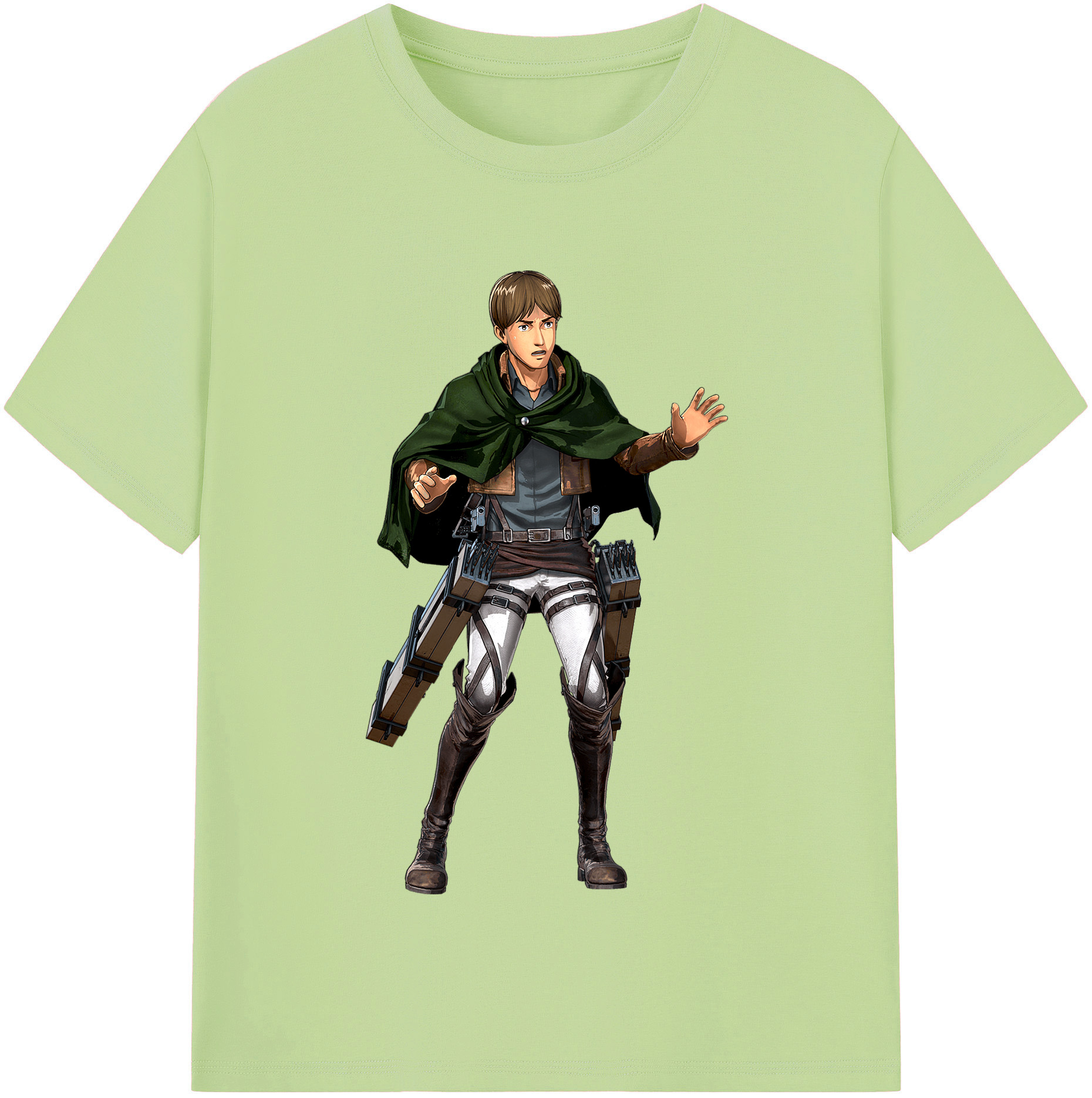 （画像用） 進撃の巨人 Attack on Titan 綿100％半袖Tシャツ（フロントプリント）